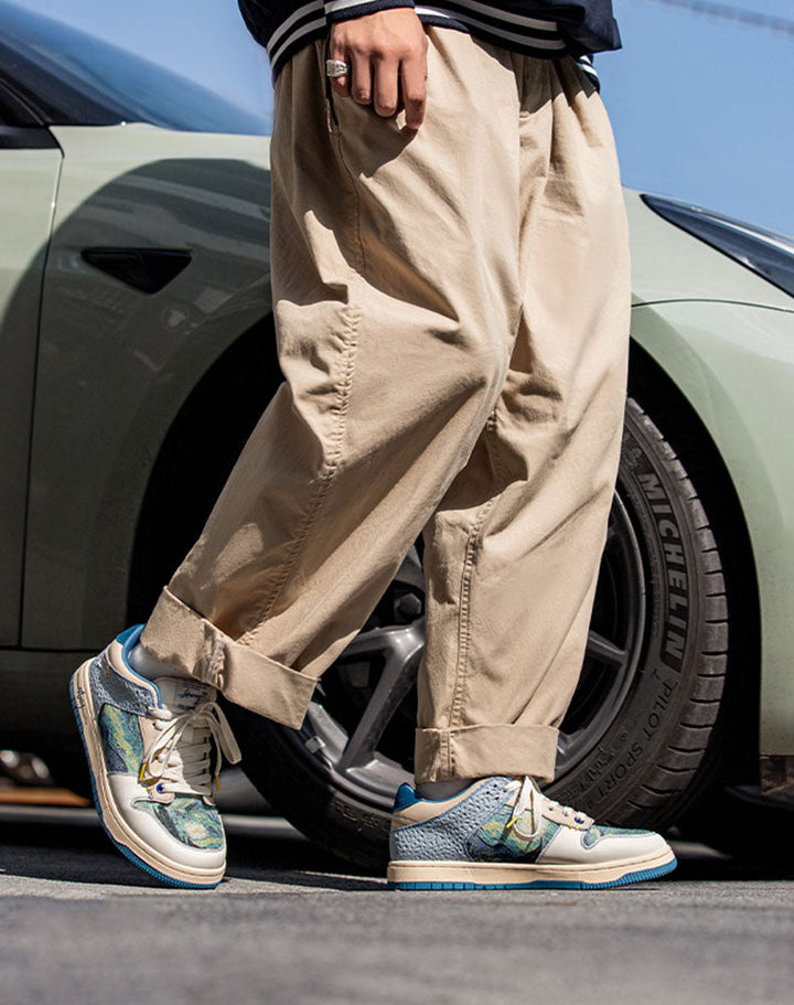 Kunstneriske unisex-sneakers med stjernehimmel-design og komfortsål – Lior