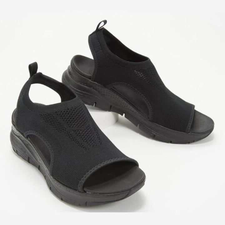 Mesh plateau-sandaler til damer – Nova