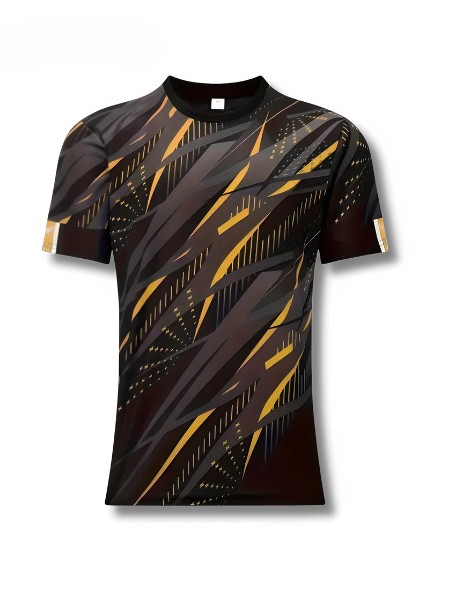 Kortærmet t-shirt med stribet mønster, sommerlook til herrer - Timo
