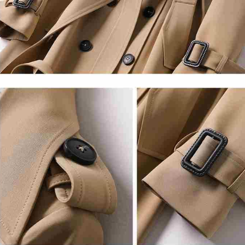 Stilfuld trenchcoat til damer - Astra