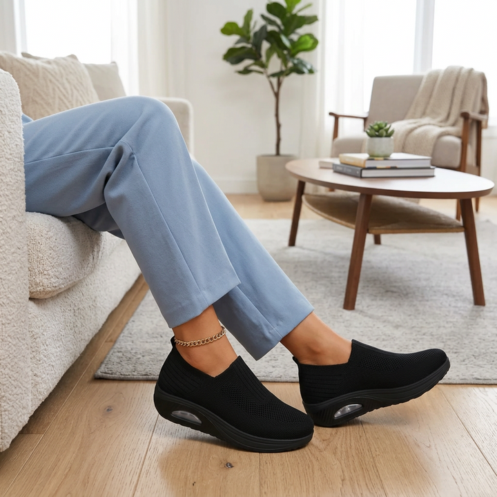 Lette slip-on sko til kvinder med støtte