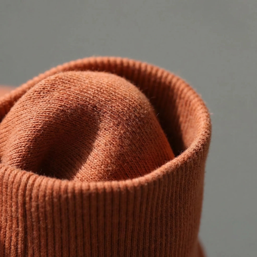 Oversized Crew Neck Jumper - Ruby