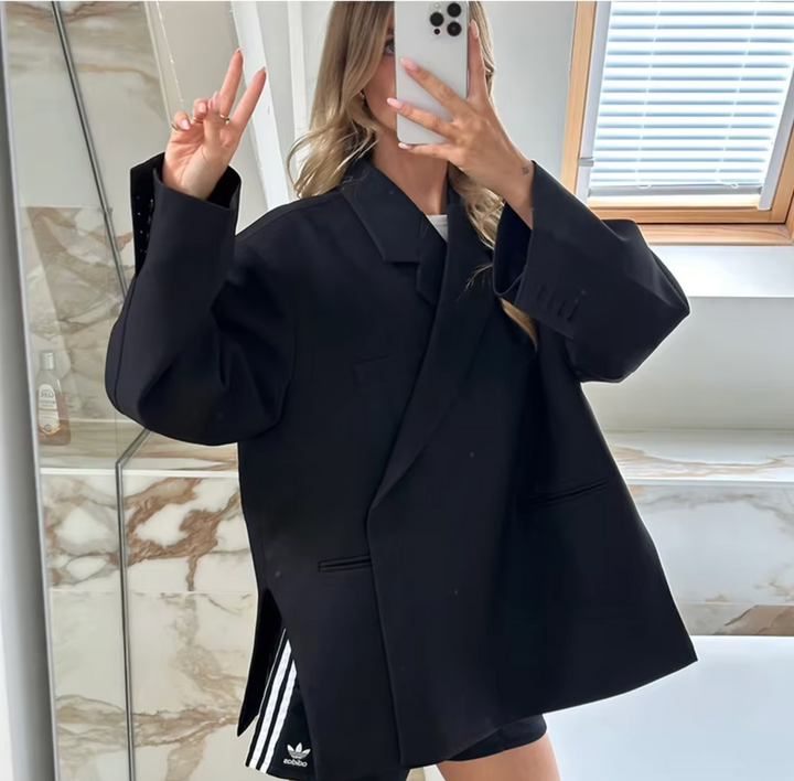 Oversized Damenblazer Mit Klarer Silhouette - Alexia