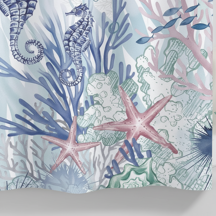 Ozeanmotiv Duschvorhang Polyester - OceanMuse