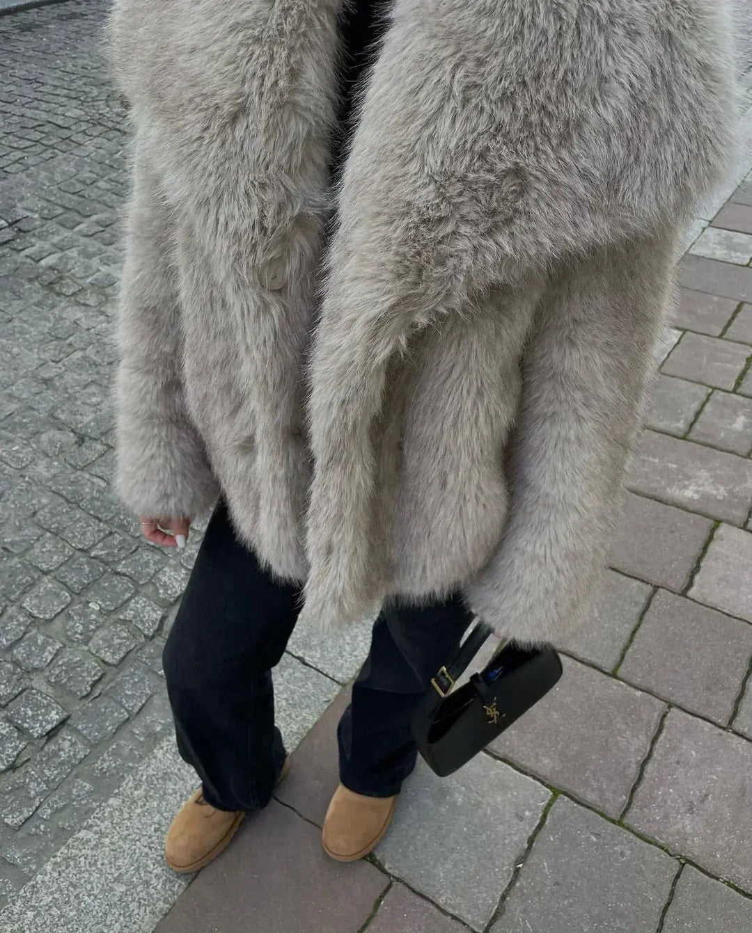 Dame fuskepelsjakke - Olivia