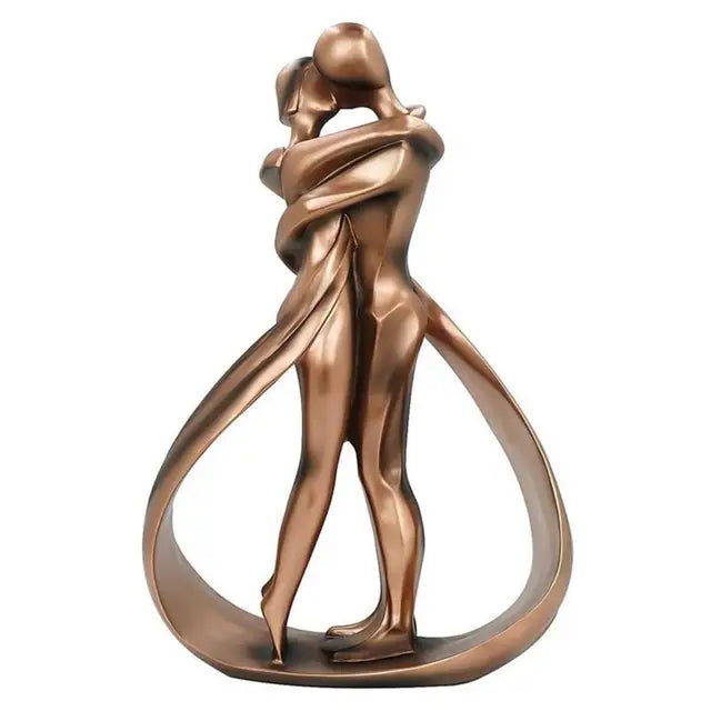 Dekorativ skulptur med omfavnende figurer - Seraphina