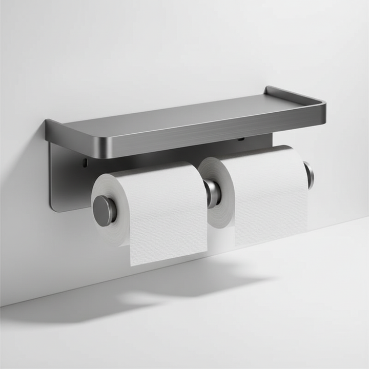 Platzsparender Toilettenpapierhalter - ToiletHaven