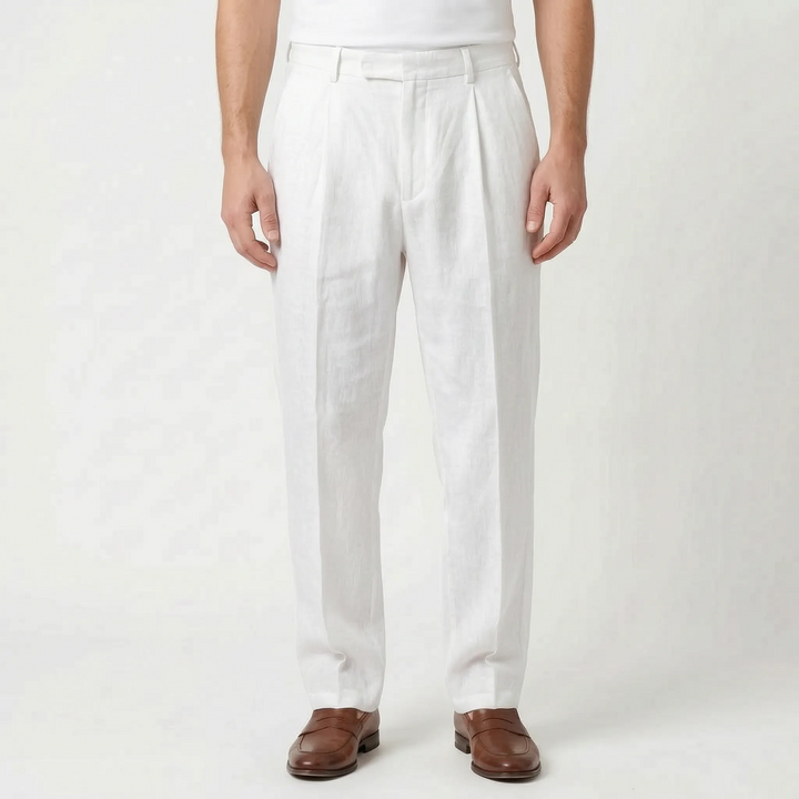 Pleated Smart Casual Trousers -  Caleb