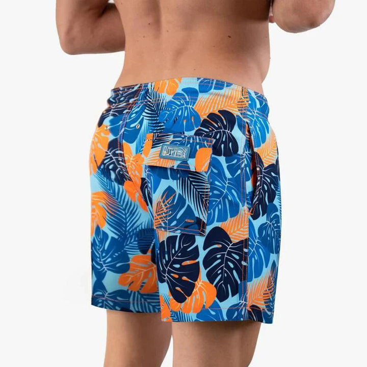 Trendy herre-badeshorts med print – Julien