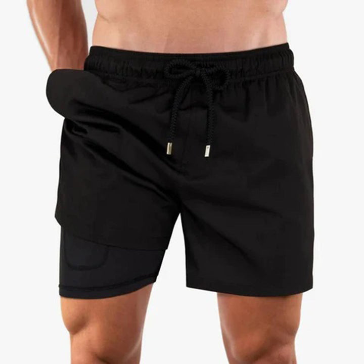 Trendy herre-badeshorts med print – Julien