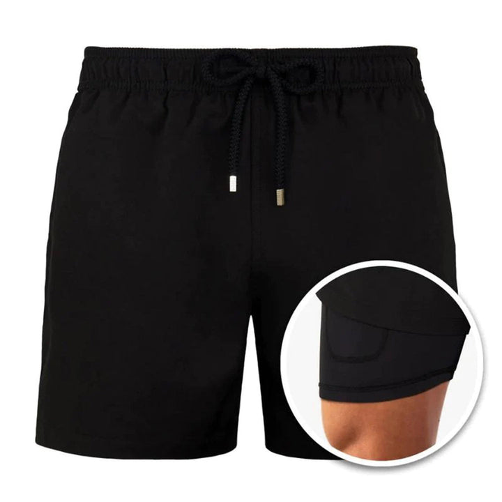 Trendy herre-badeshorts med print – Julien
