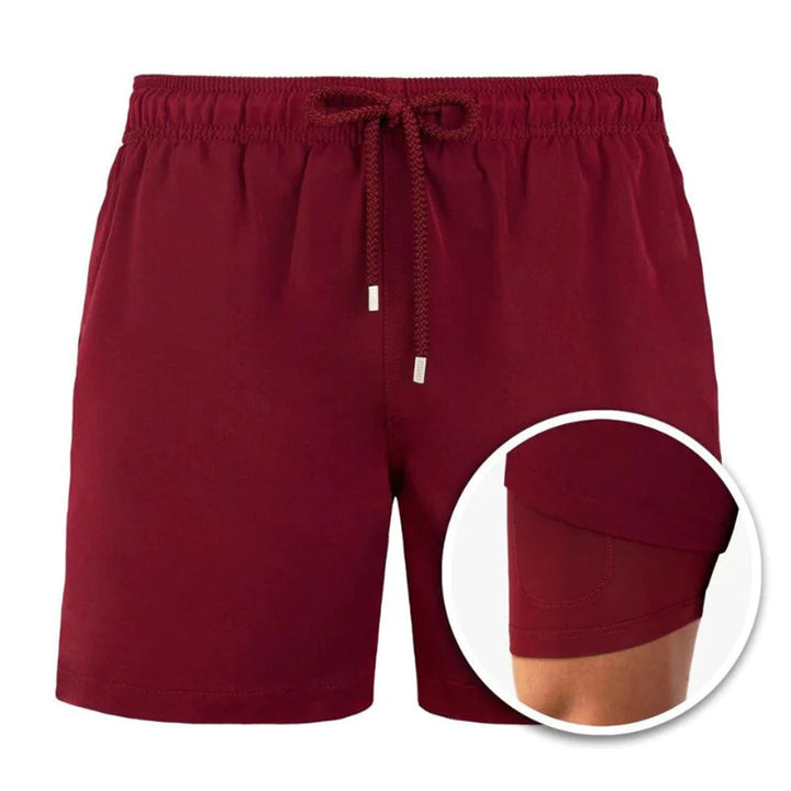 Trendy herre-badeshorts med print – Julien