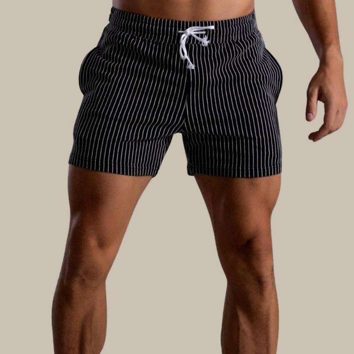 Hurtigtørrende og stilfulde badeshorts til herrer i ripstop-polyester – Niko