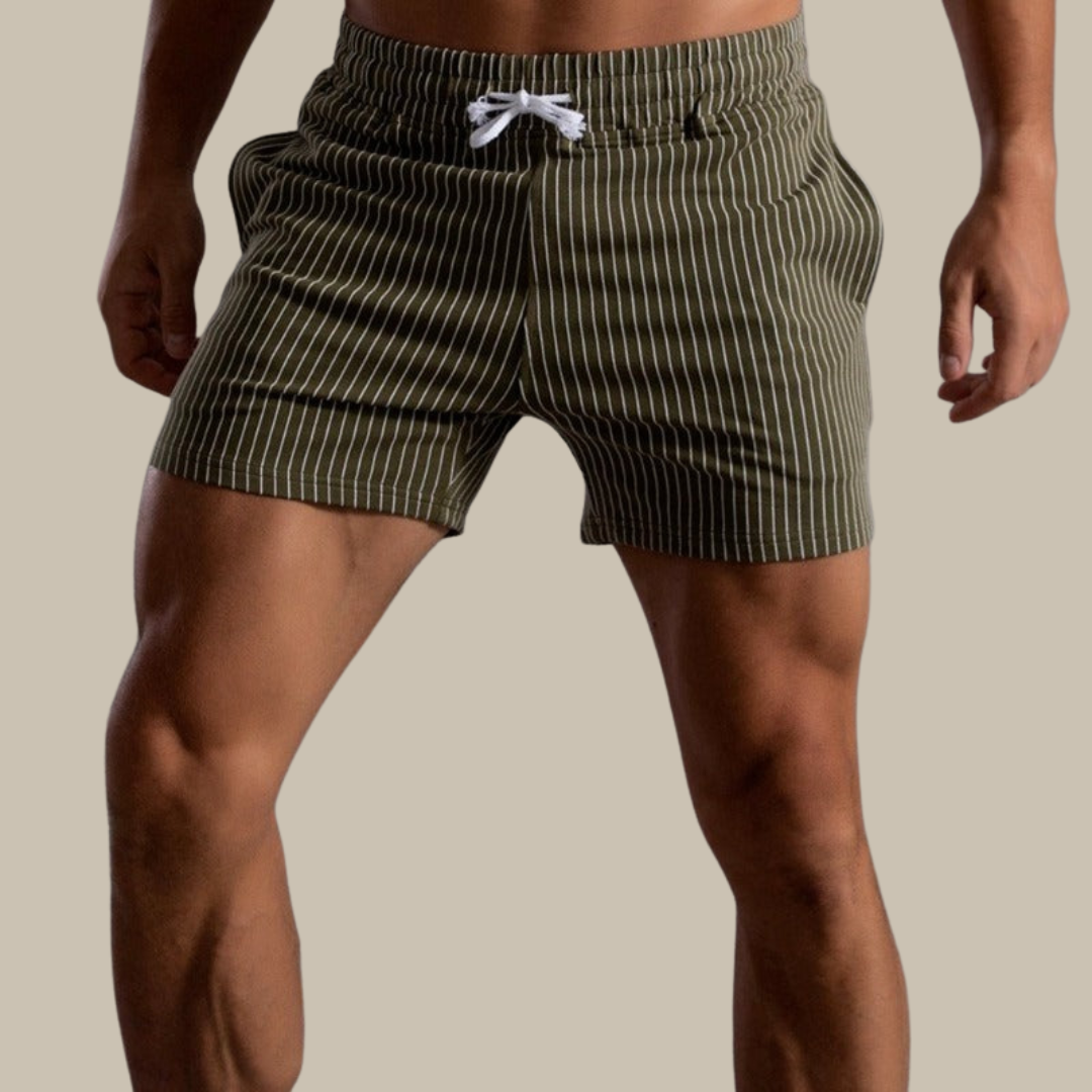 Hurtigtørrende og stilfulde badeshorts til herrer i ripstop-polyester – Niko