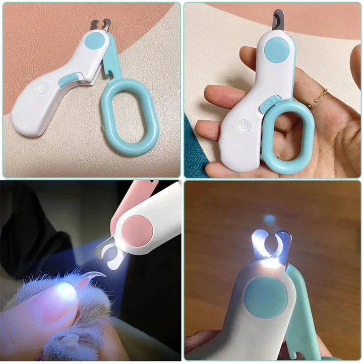 Negletrimmer til kæledyr med LED-belysning - GlowTrim