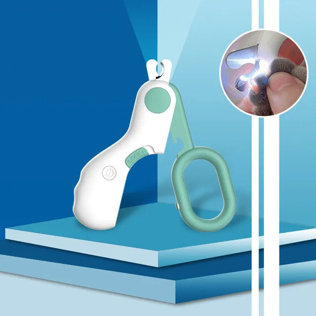 Negletrimmer til kæledyr med LED-belysning - GlowTrim