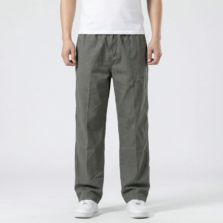 Rechte Cargobroek Met Elastische Taille - Freddie