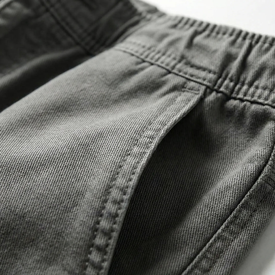 Rechte Cargobroek Met Elastische Taille - Freddie