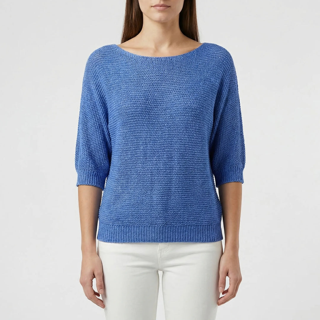 Relaxed Fit Batwing Sleeve Jumper - Janet