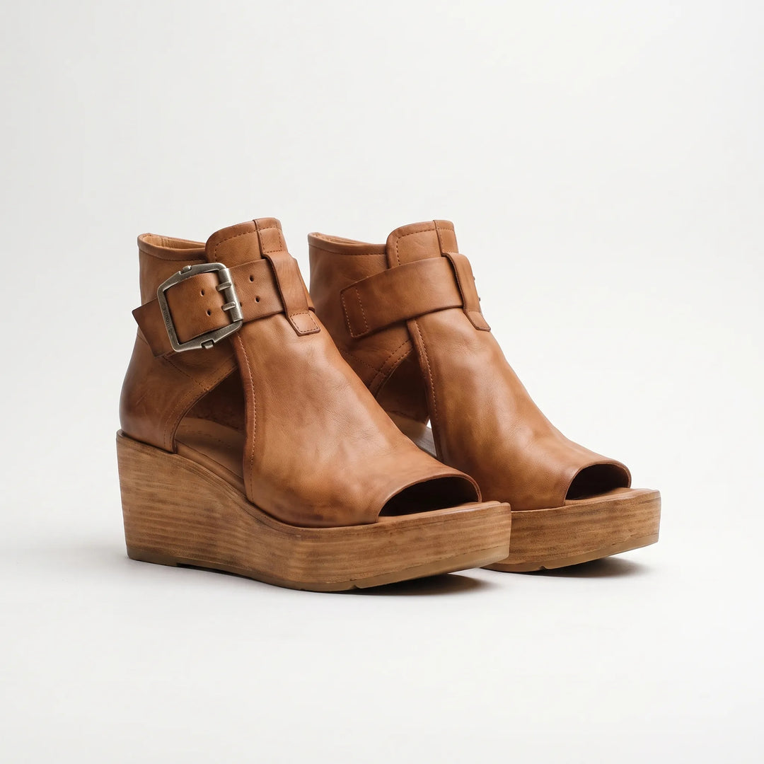 Retro Kilehælssandaler Med Plateau - Janet
