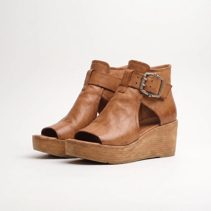 Retro Kilehælssandaler Med Plateau - Janet