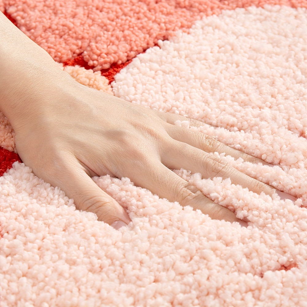 Rutschfester Badezimmer Teppich - FloraPlush