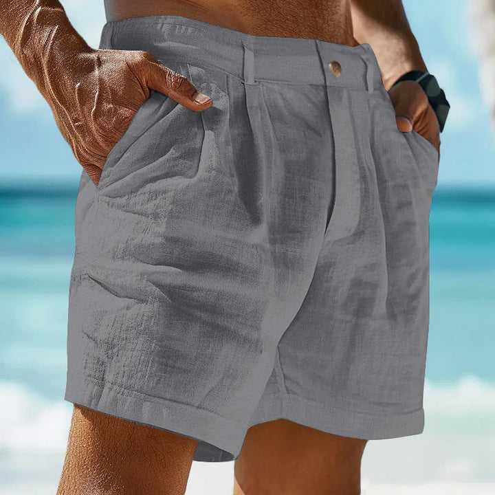 Luftige sommershorts i hør til herrer – Jonas