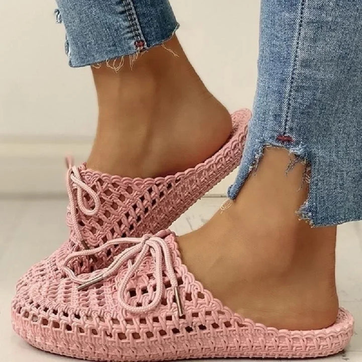 Åndbare outdoor-loafers til damer med åben tå – Linaya