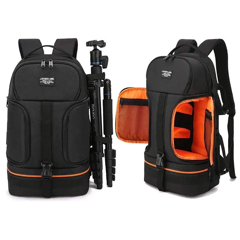 Professionel vandtæt DSLR kamera rygsæk med tripod stropper & regncover – Darius