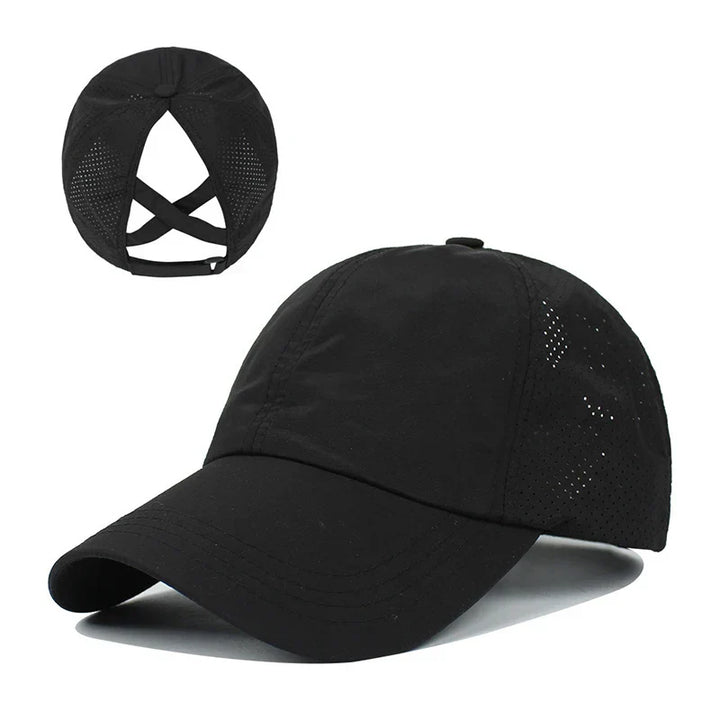 Åndbar unisex sports-basecap i mesh med justerbar pasform – AeroCap