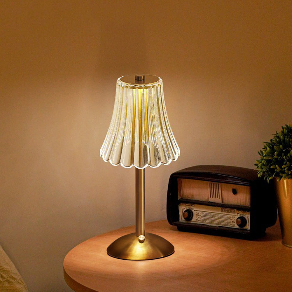 LED retro bordlampe USB-genopladelig - BrillianceGlow