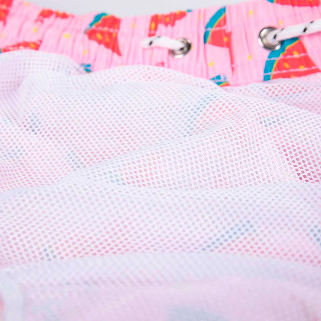 Herre-badeshorts med muntert print – Milo