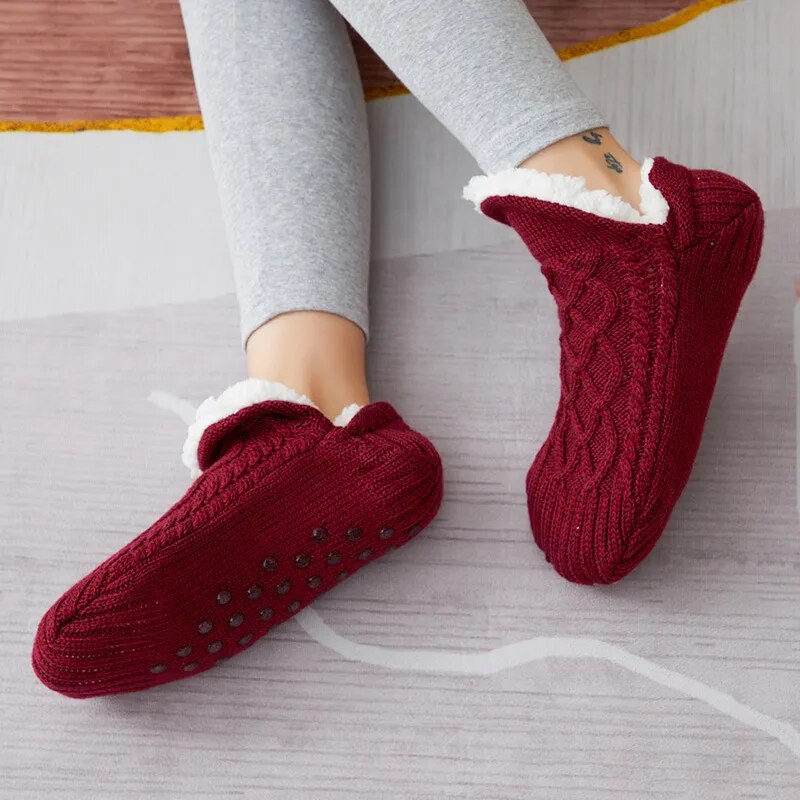 Fortykkede kashmir-tøfler - CozySteps