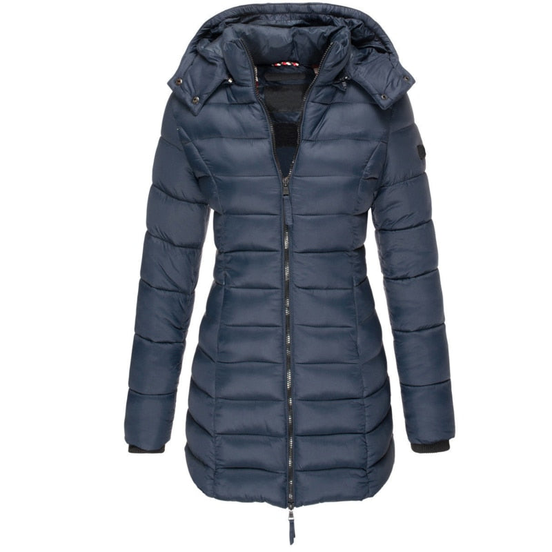 Dameparka med hætte og dunfyld - Elena