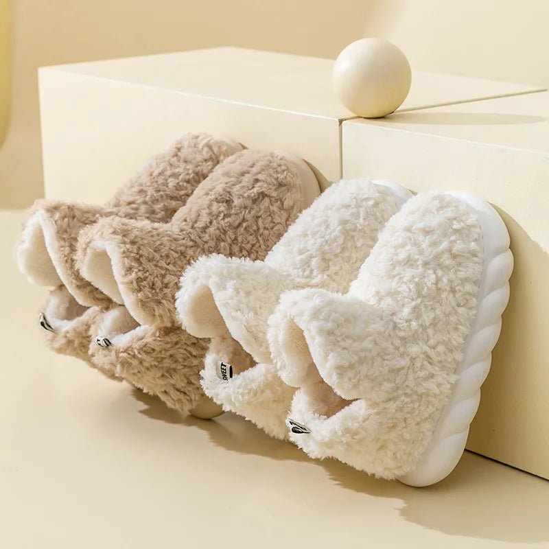 Mille dames hjemmesko i bomuld & plush – CozySteps