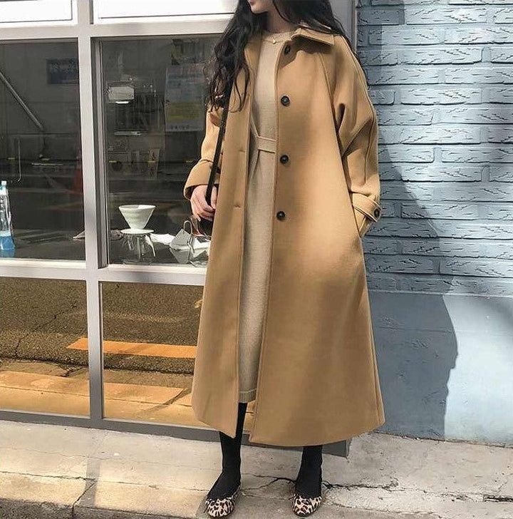 Trendy lang damejakke - Eveline