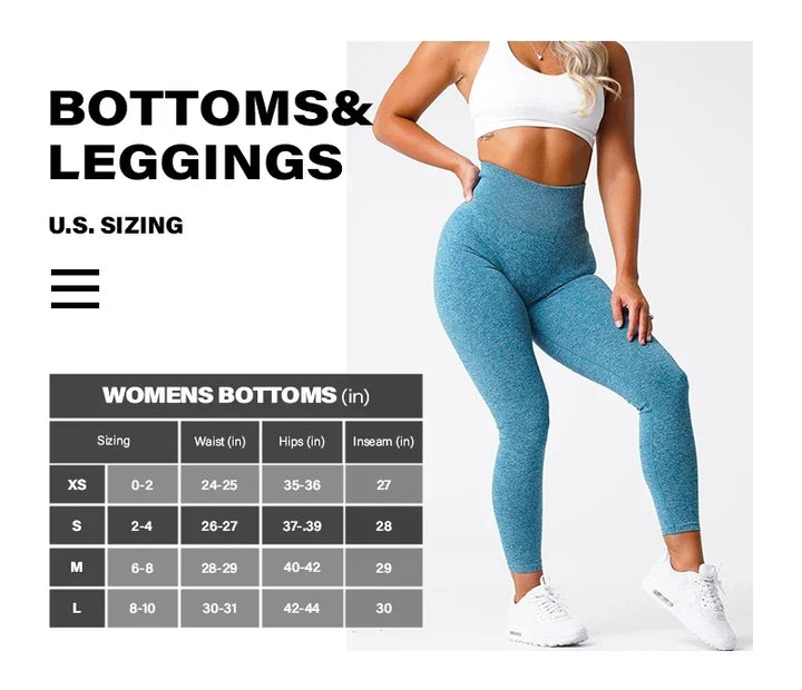 Sømmefri yogaleggings med stretchlinning og perfekt pasform – Freya