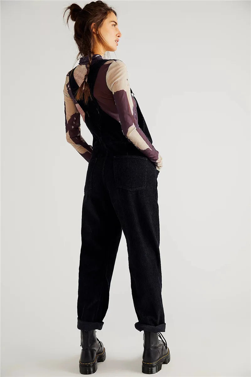 Vintage fløjlsjumpsuit til kvinder - Amélie