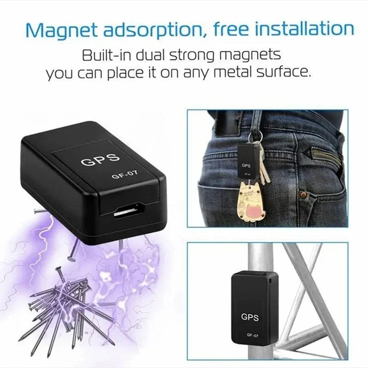 Magnetisk Mini GPS Tracker - Realtidsplaceringsenhed (1+1 GRATIS)