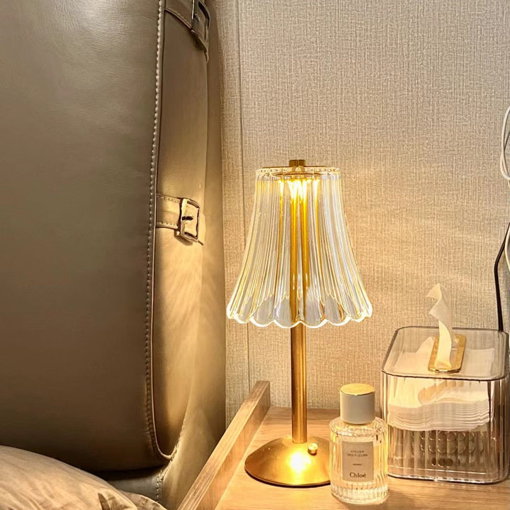LED retro bordlampe USB-genopladelig - BrillianceGlow