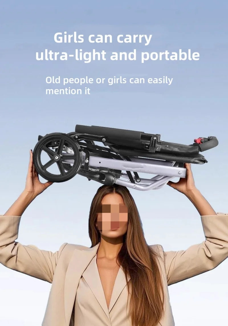 Letvægts kørestol – Aeris – (Transportabelt design)