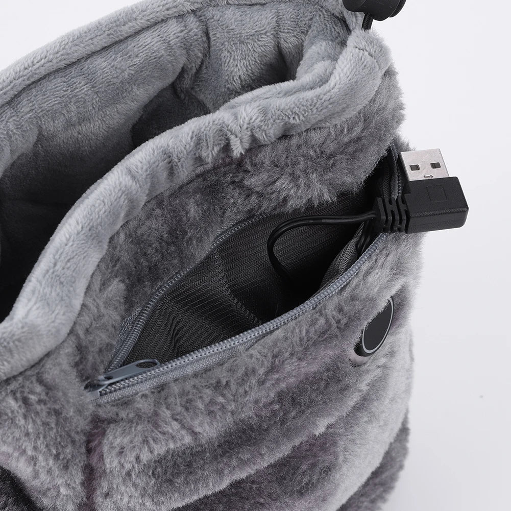Elektriske USB-sokker med plysfor - WarmFeet