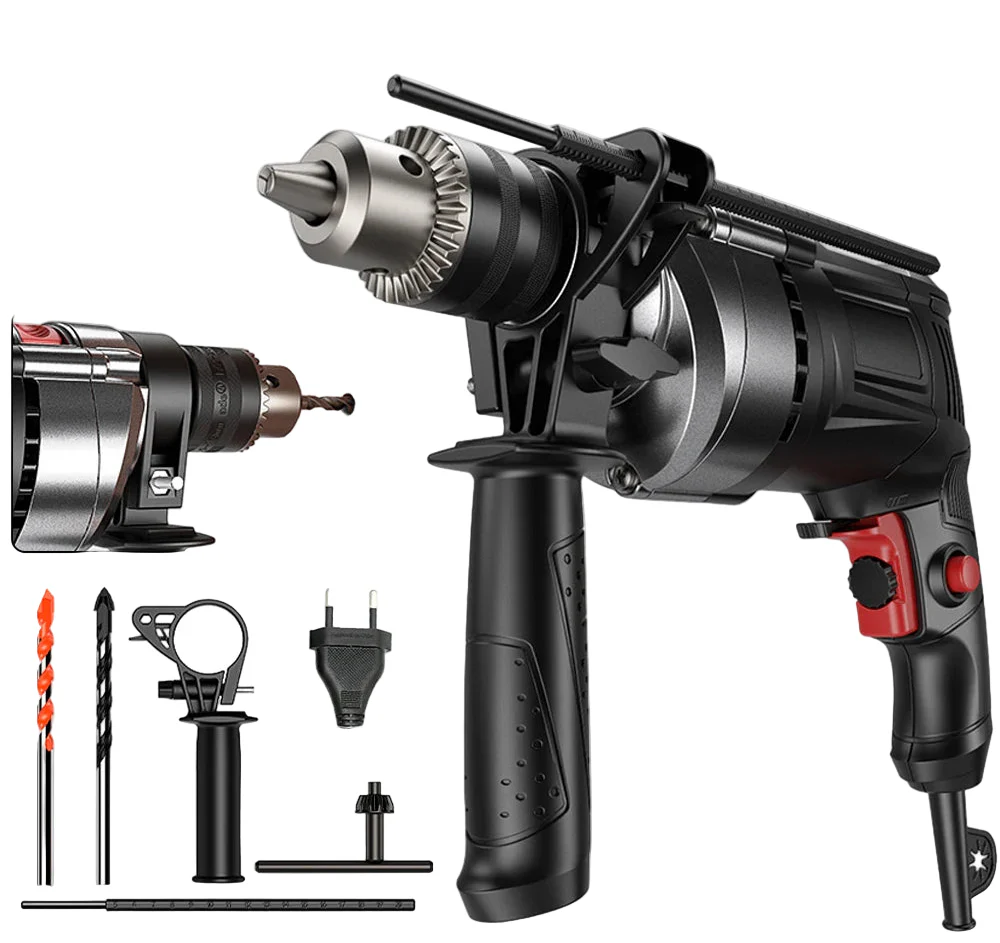780W Elektrisk Hammer & Boremaskine med Variabel Hastighed – DrillForce