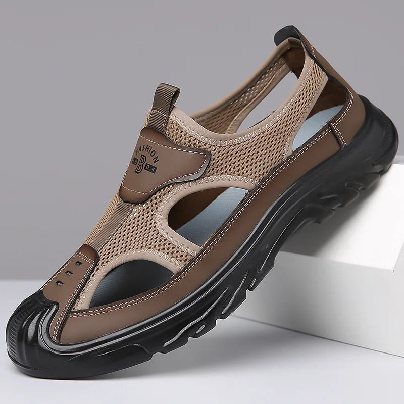 Åndbare & stilfulde mesh-sandaler til herrer – Leon
