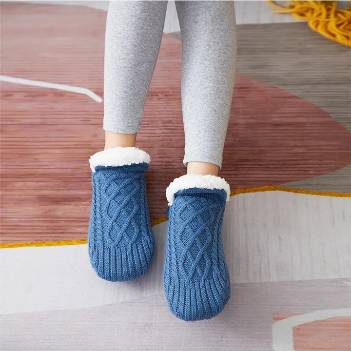 Fortykkede kashmir-tøfler - CozySteps
