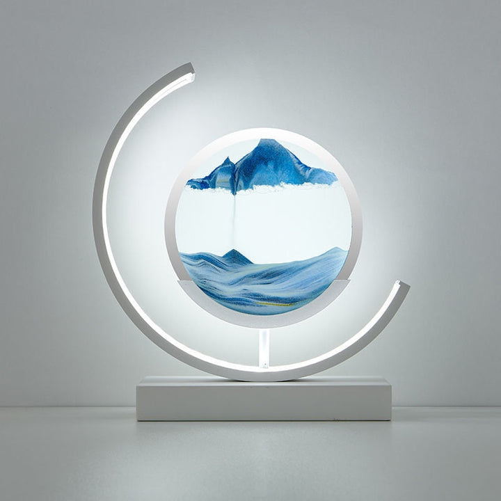 3D sandskal bordlampe - Abyss