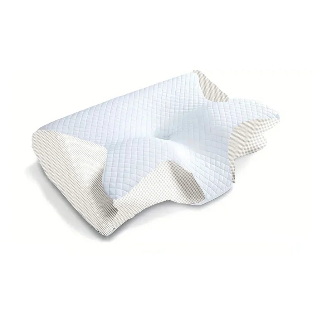 2-i-1 Memory Foam Cervikal Pude med Ergonomisk Konturdesign – RestAlign