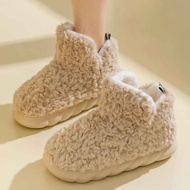 Mille dames hjemmesko i bomuld & plush – CozySteps
