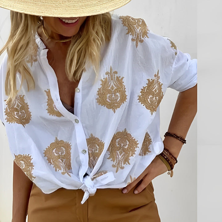 Trendy og chik damebluse – Isabelle