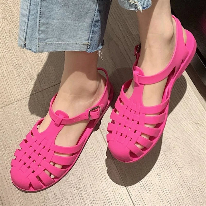 Trendy plateau-sandaler i koreansk stil til damer – Alina